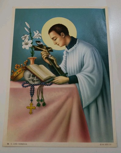 Raro santino litografia - raro,